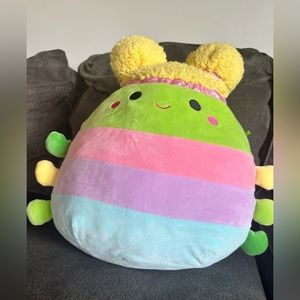 Rutabaga caterpillar squishmallow!! 🩷💜💙💚